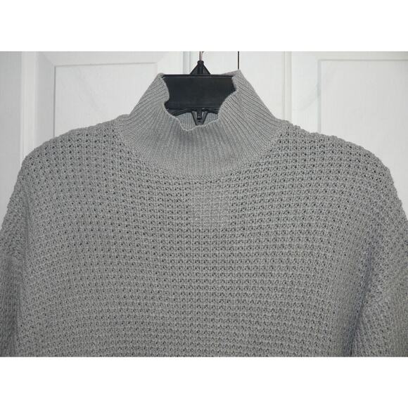 RDI Women's Mock Neck Shaker Knit Pullover Sweater in Granite XSmall MSRP $68 - Picture 3 of 4
